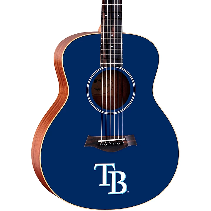 GS Mini MLB Tampa Bay Rays Acoustic Guitar Graphic