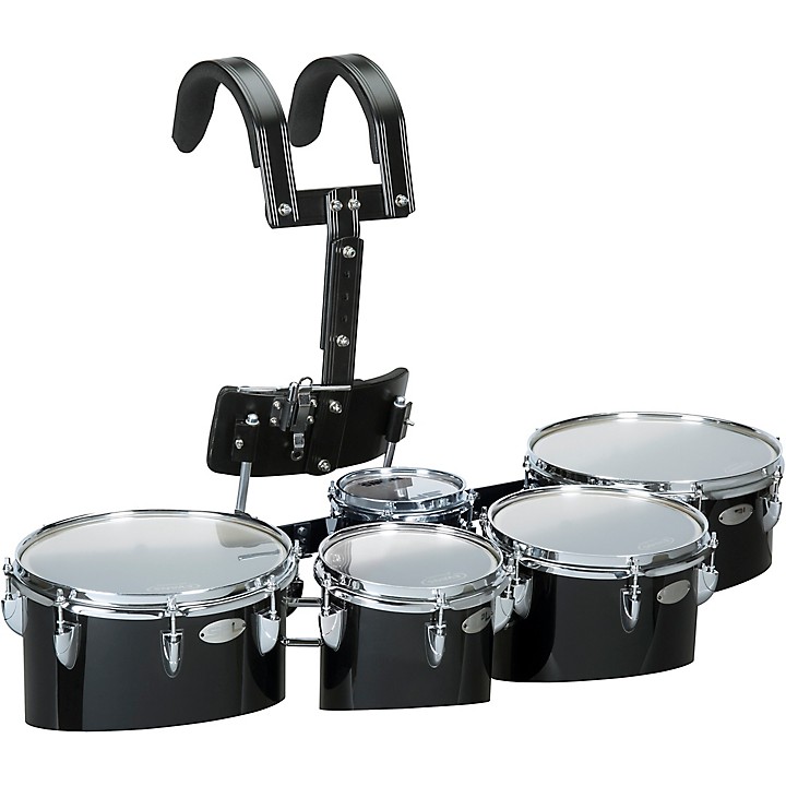 Sound Percussion Labs Birch Marching Quads with Carrier 8 10