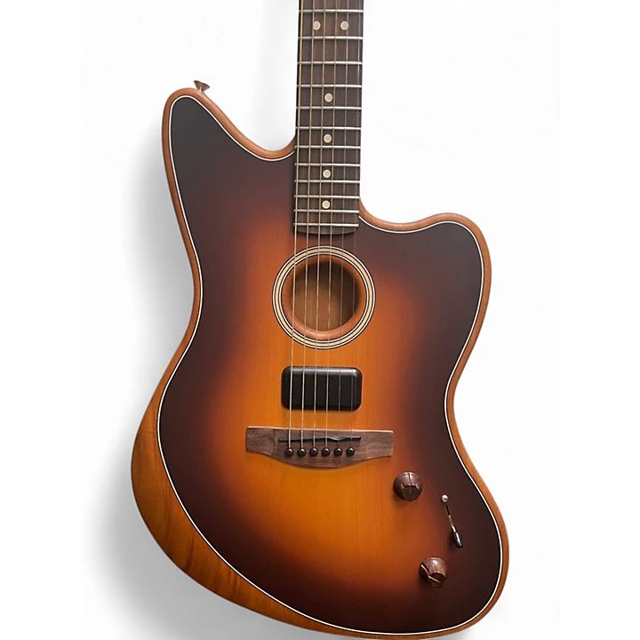Fender Used Fender ACOUSTASONIC JAZZMASTER SUNBURST Acoustic Electric Guitar