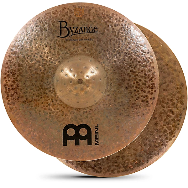 MEINL Byzance Big Apple Dark Hi Hat Cymbals 15 in.