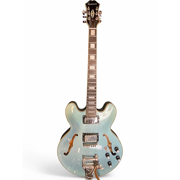 Used Epiphone DOT ES 355 Pelham Blue Hollow Body Electric Guitar