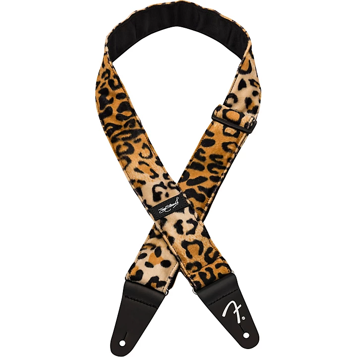 Joe Strummer Guitar Strap Leopard
