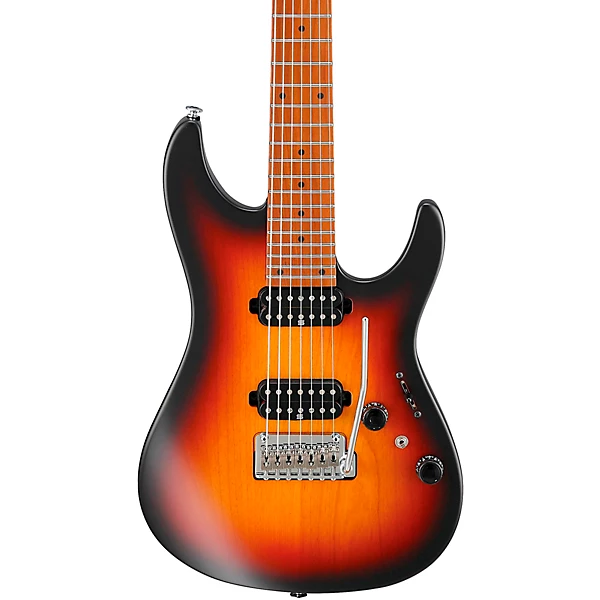 Ibanez Prestige AZ24027 7 String Electric Guitar Tri Fade Burst Flat