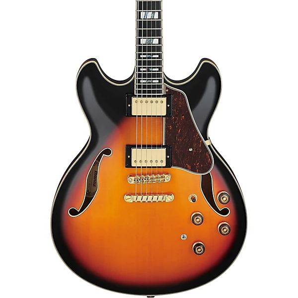 AS113 Artstar Semi Hollow Electric Guitar Brown Sunburst