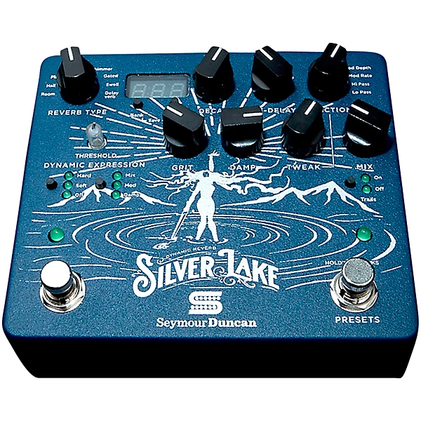 Silver Lake Dynamic Reverb Effects Pedal
