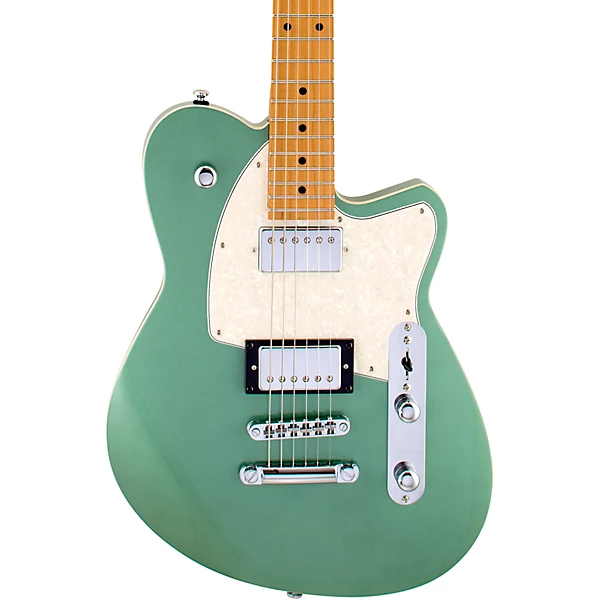 Reverend Charger HB Roasted Maple Fingerboard Electric Guitar Metallic Alpine