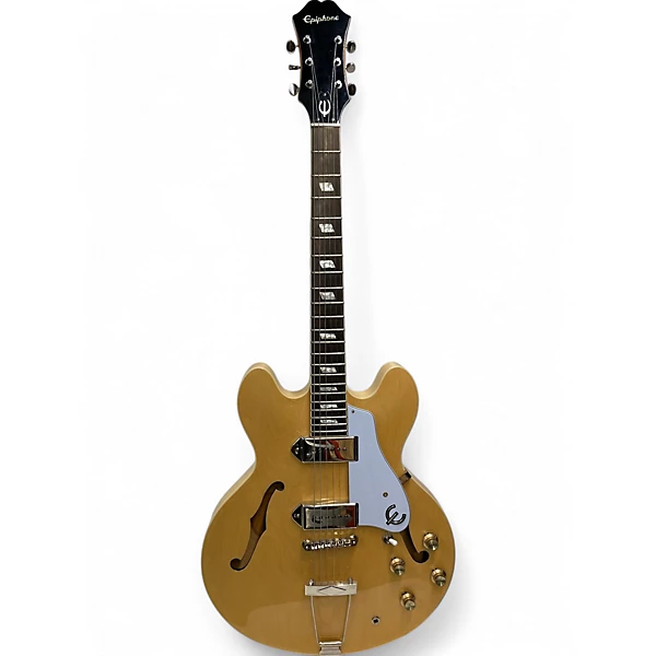 Used Epiphone Casino Natural Hollow Body Electric Guitar