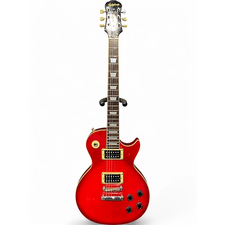 Used Epiphone les paul red burst Solid Body Electric Guitar