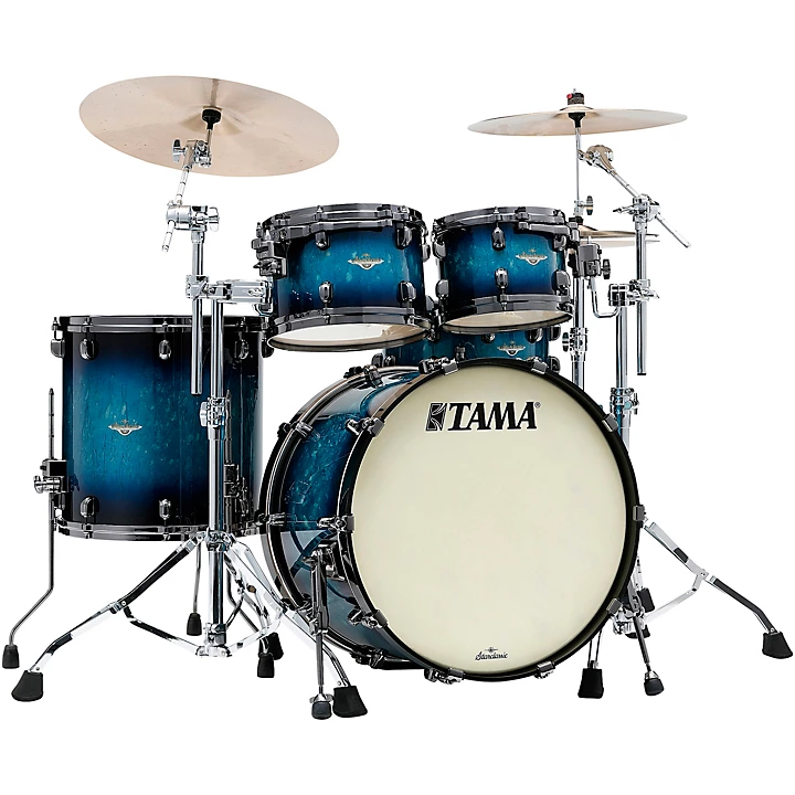 TAMA Starclassic Maple 4 Piece Shell Pack With Black Nickel Hardware and 22\