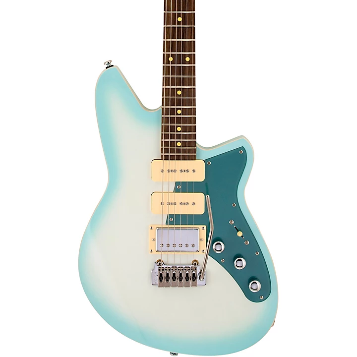 Reverend Sixgun HPP Rosewood Fingerboard Electric Guitar Chronic Blue Burst