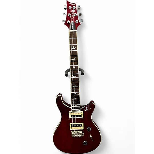 PRS Used PRS SE Standard 24 Trans Red Solid Body Electric Guitar.gc