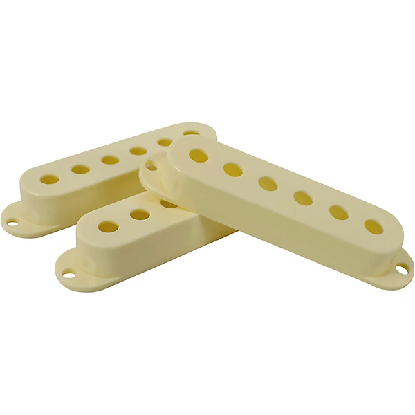 Strat Pickup Covers Aged White