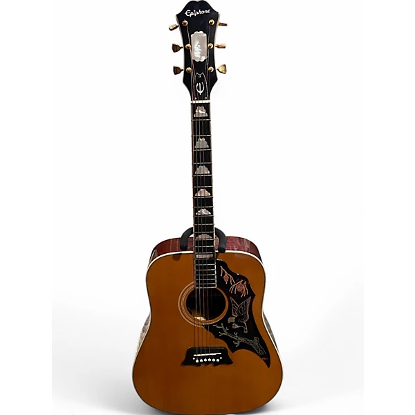 Epiphone Used 2021 Epiphone FT120 Natural Acoustic Electric Guitar.gc