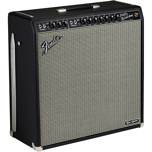 Tone Master Super Reverb 45W 4x10 Guitar Combo Amp Black and Silver