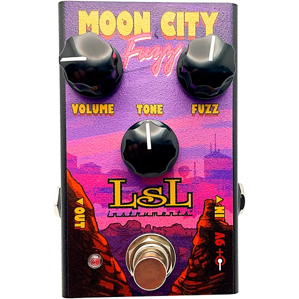 MOON CITY Masters Signature Fuzz Effects Pedal Black