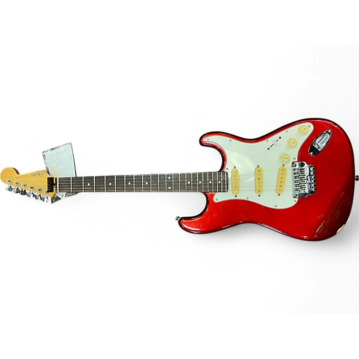 Used Fender Stratocaster Candy Apple Red Solid Body Electric Guitar