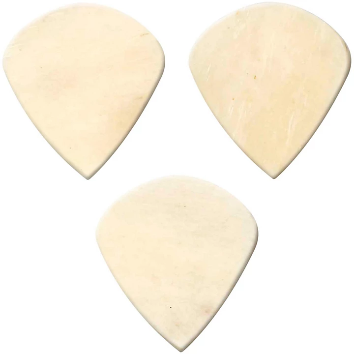 Exotic Bone Jazz Guitar Picks 3 Pack