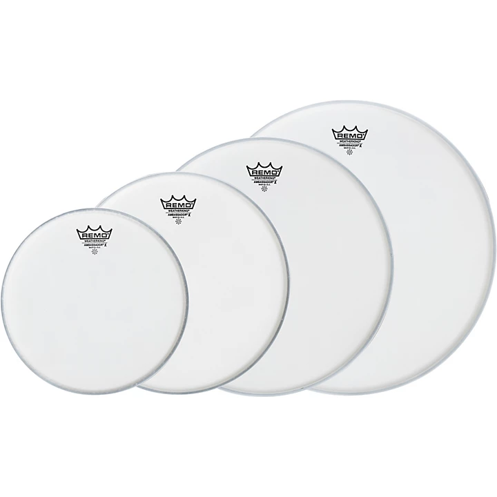 Ambassador X New Fusion Drumhead Pack Buy 3 Get a Free