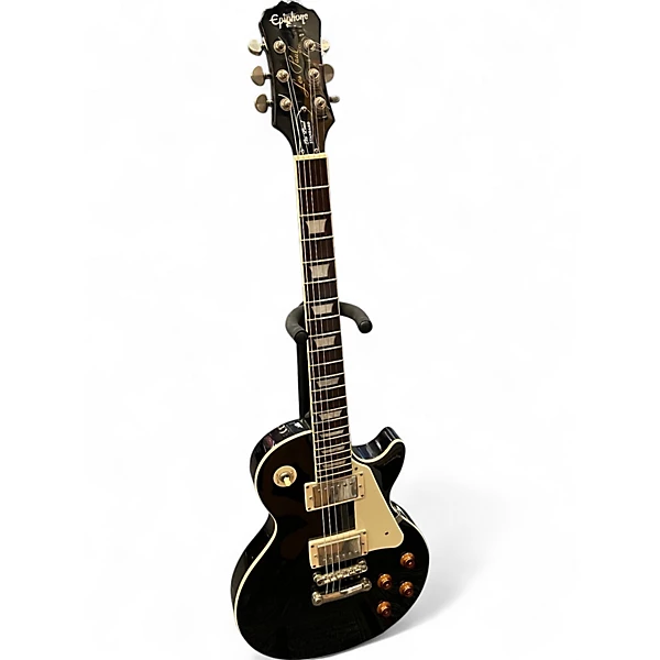 Used Epiphone Les Paul Standard Black Solid Body Electric Guitar