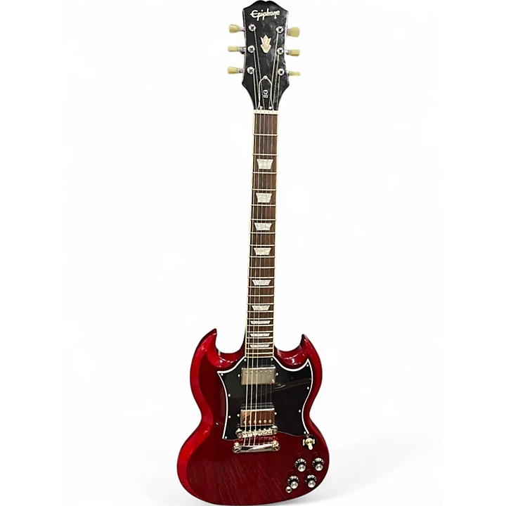 Used Epiphone SG Wine Red Solid Body Electric Guitar