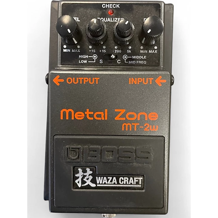 BOSS Used BOSS MT2W Metal Zone Waza Craft Effect Pedal
