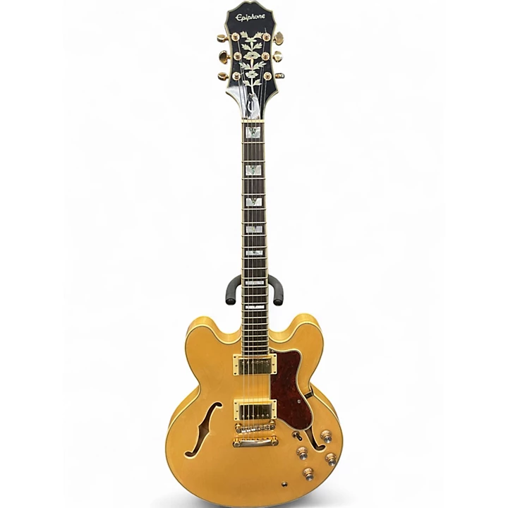 Used Epiphone Sheraton II Natural Hollow Body Electric Guitar