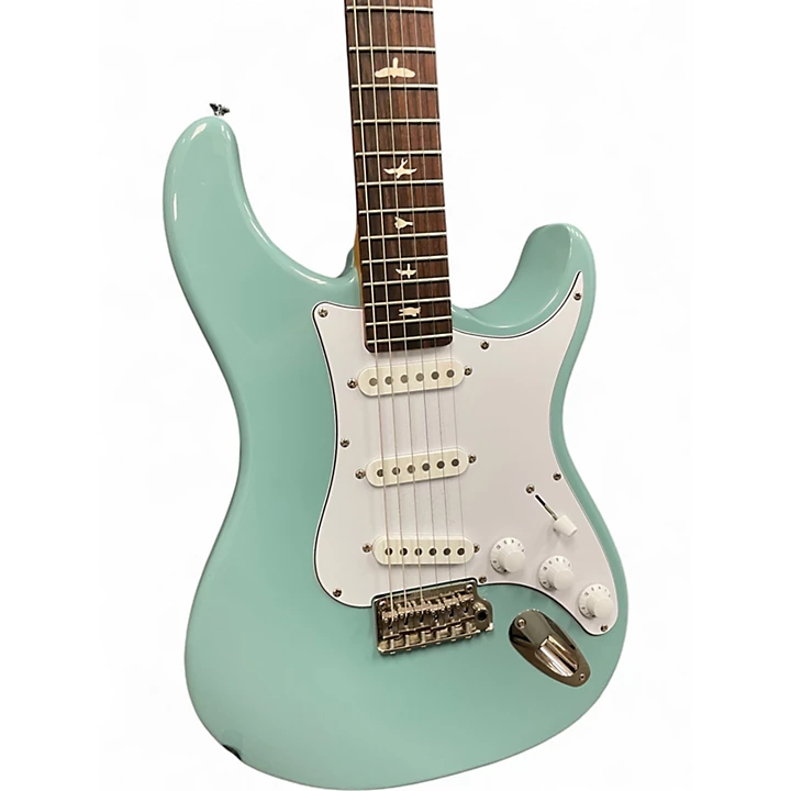 Used PRS SE Silver Sky nylon blue Solid Body Electric Guitar