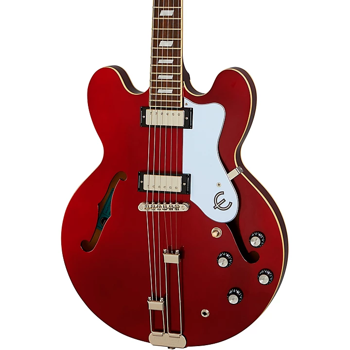 Epiphone Riviera Semi Hollow Electric Guitar Sparkling Burgundy