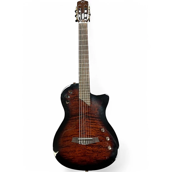 Used Cordoba Stage Edge Burst Classical Acoustic Electric Guitar