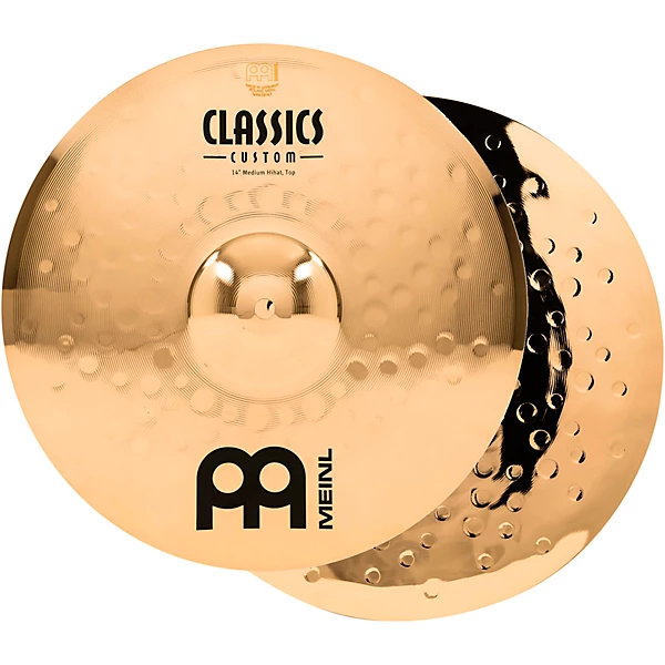 MEINL Classics Custom Medium Hi Hats Brilliant 14 in.