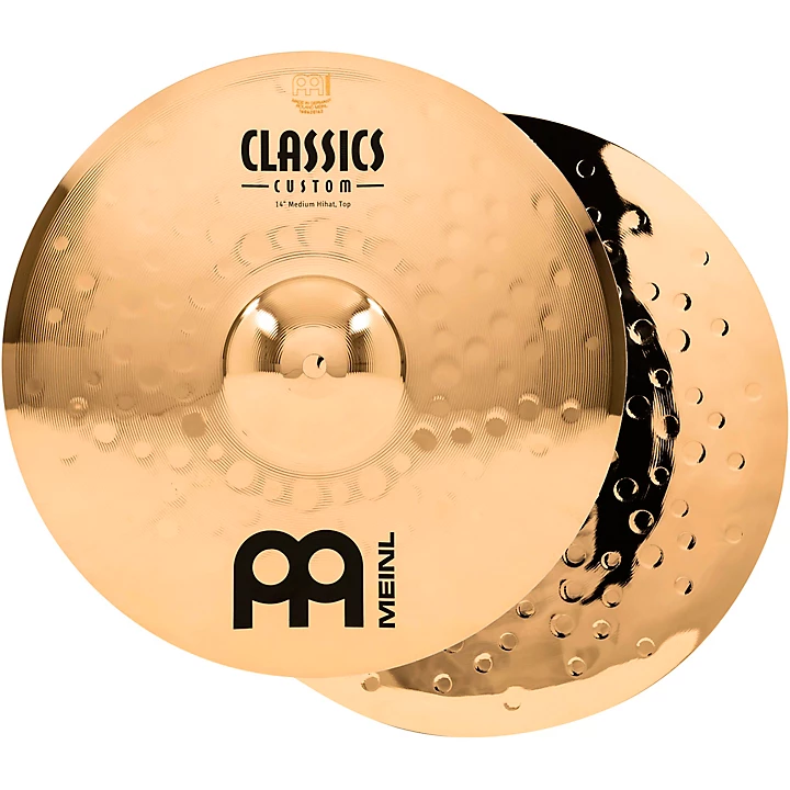 MEINL Classics Custom Medium Hi Hats Brilliant 14 in.