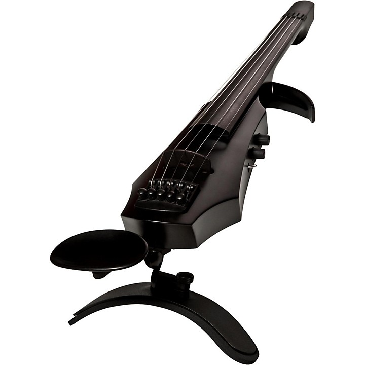NXTa Active Series 5 String Electric Violin in Black 4 4