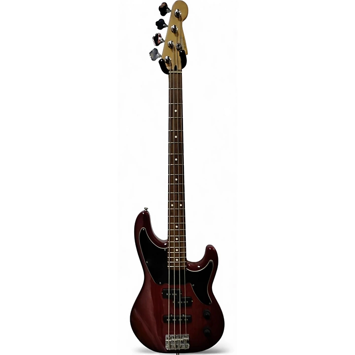 Used Fender Cowpoke Precision Red Electric Bass Guitar
