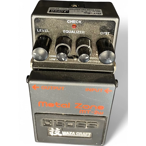 BOSS Used BOSS MT2W Metal Zone Waza Craft Effect Pedal
