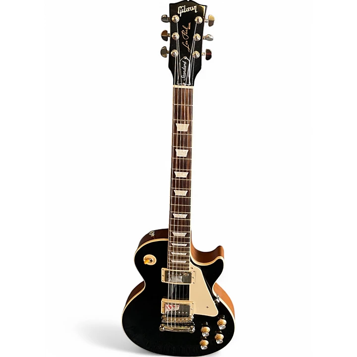Gibson Used Gibson Les Paul Standard Black Solid Body Electric Guitar