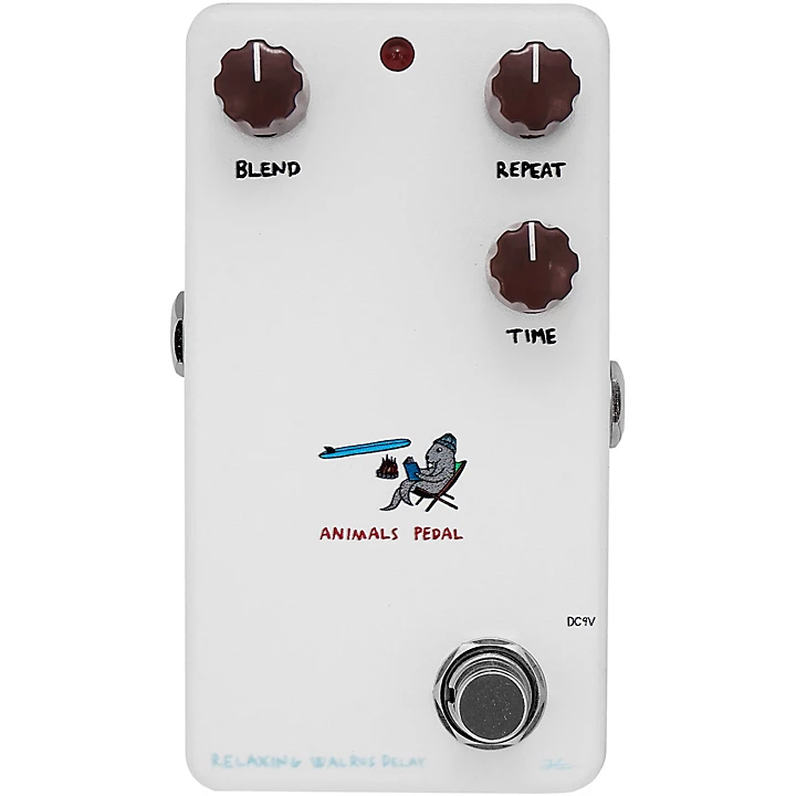 Relaxing Walrus Delay V2 Effects Pedal White