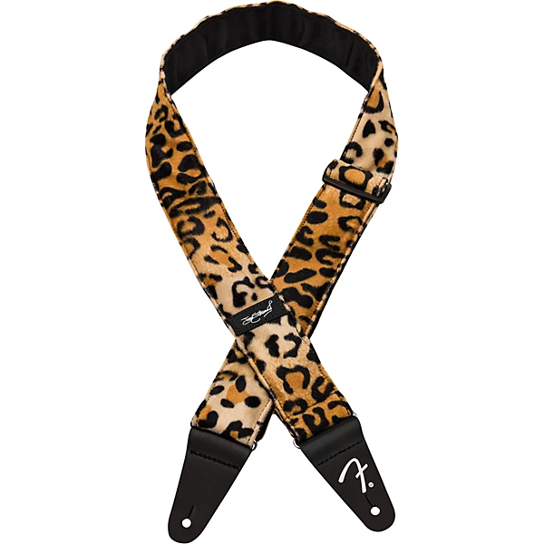 Joe Strummer Guitar Strap Leopard