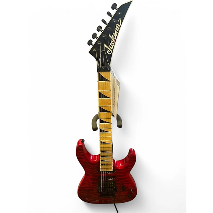 Used Jackson JS34Q Dinky Red Solid Body Electric Guitar