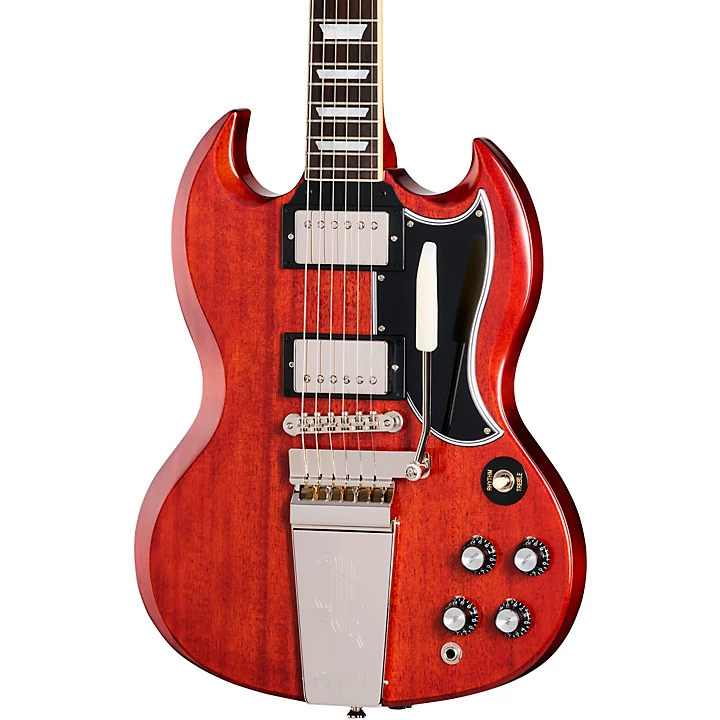1964 SG Standard with Maestro Vibrola Reissue Electric Guitar Cherry Red