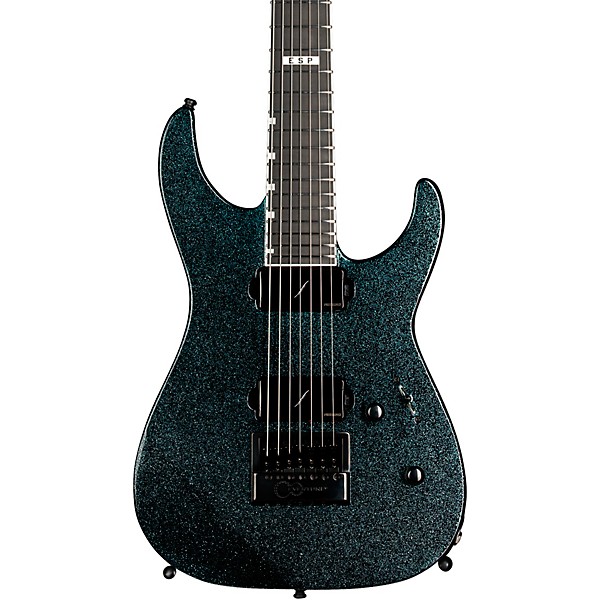 ESP E II M II 7B Baritone EverTune Electric Guitar Granite Sparkle