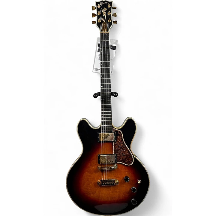 Vintage 1980 Gibson Es Artist 2 Color Sunburst Hollow Body Electric Guitar