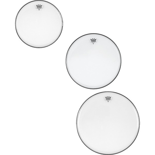 Ambassador Clear Tom Rock Drumhead Pack