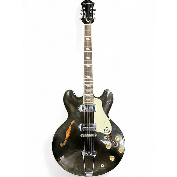 Used 1996 Epiphone Casino Hollowbody Ebony Hollow Body Electric Guitar