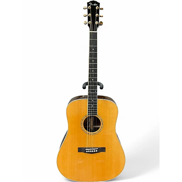 Used 2015 Fender tpd 2 custom shop dreadnaught natural Acoustic Guitar