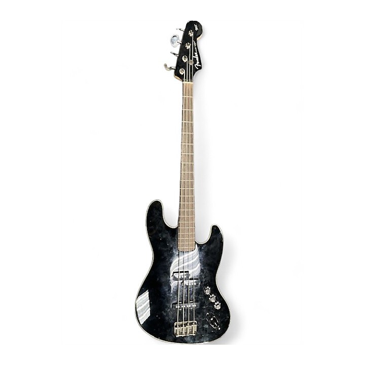 Fender Used Fender Aerodyne Jazz Bass Black Electric Bass Guitar.gc