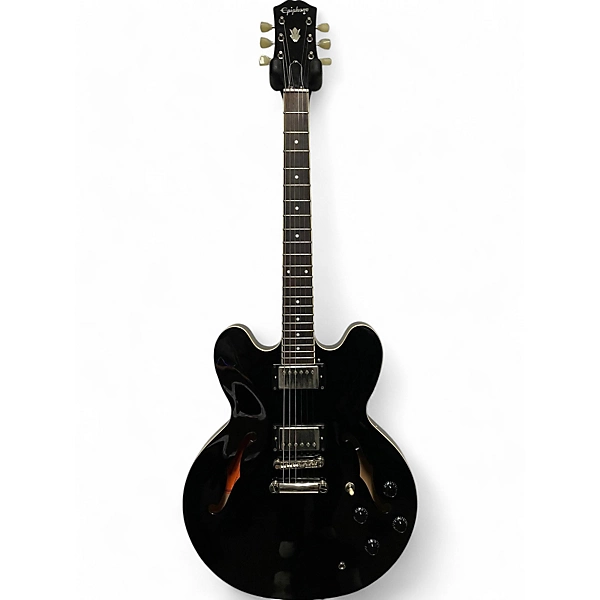 Used Epiphone Es335 Ig Black Hollow Body Electric Guitar