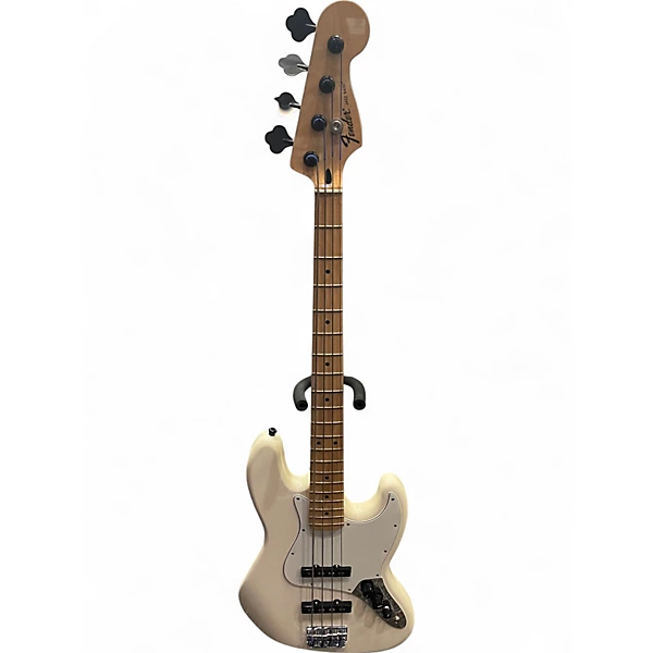 Used Fender Standard Jazz Bass Arctic White Electric Bass Guitar