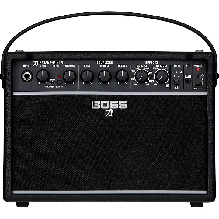 Katana Mini X 10W 1x5 Battery Powered Guitar Combo Amp Black