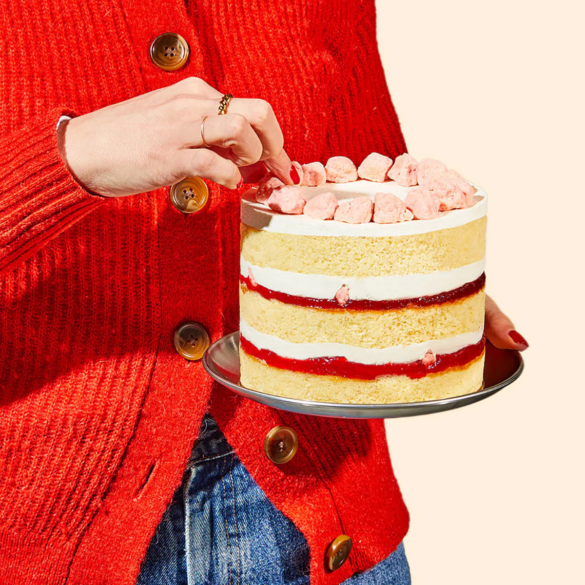 Strawberry Shortcake Cake