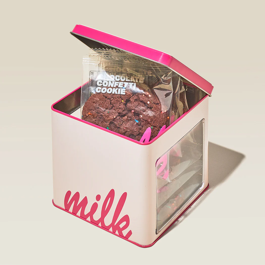 Chocolate Confetti Cookie Tin